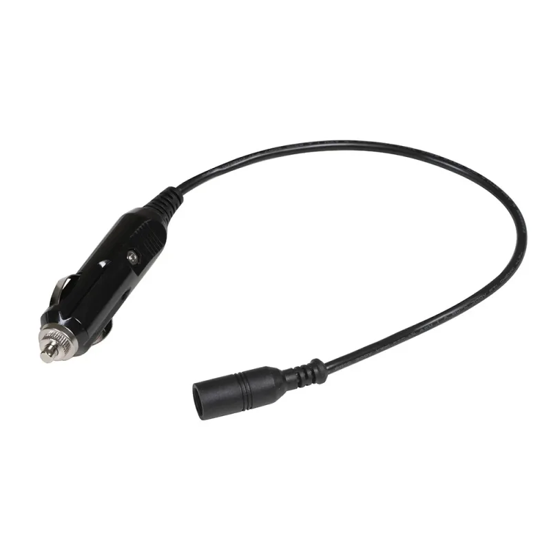 12V biladapter med 6 mm uttag