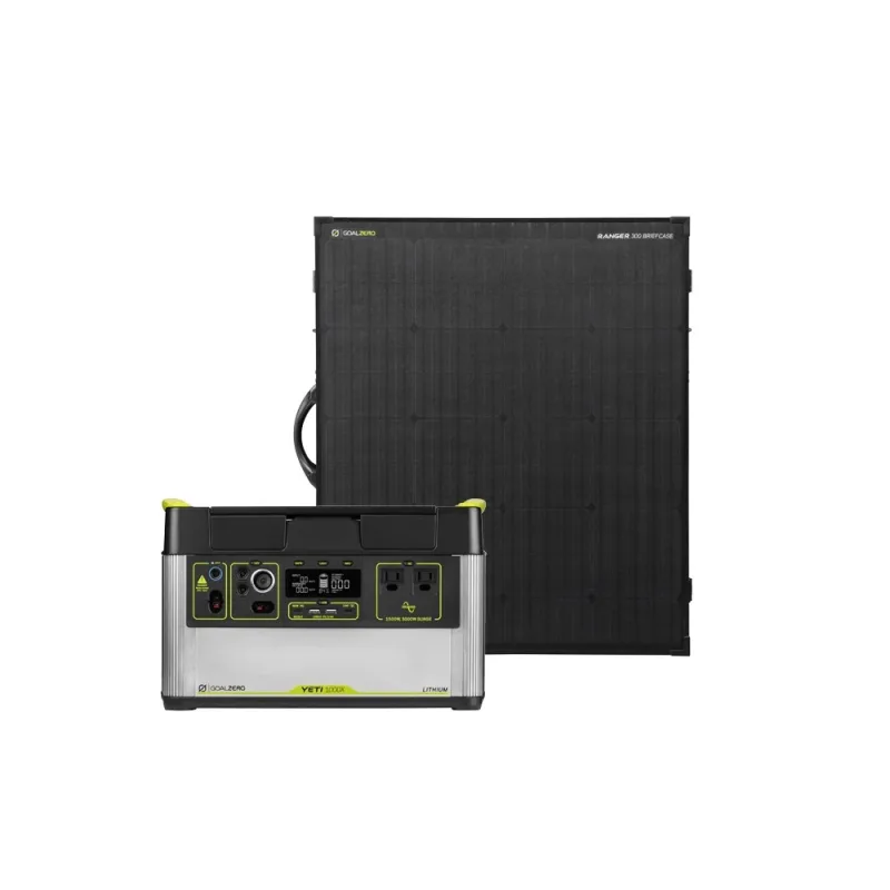 Yeti 1000X + Ranger 300 BC Solar Generator