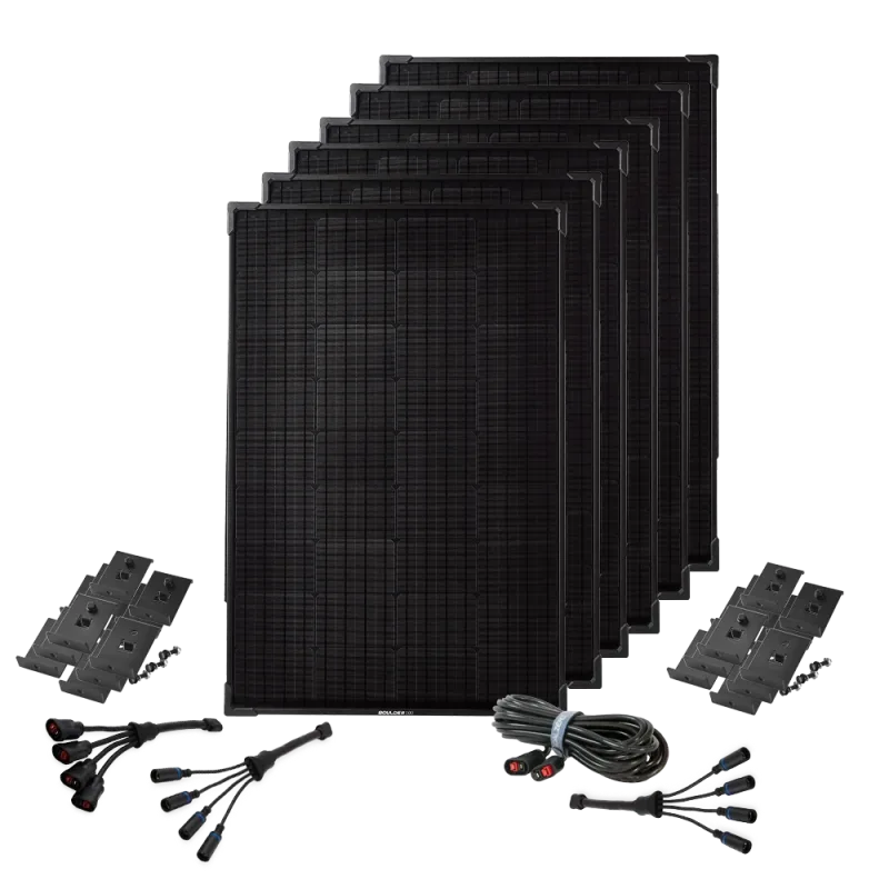 (6) Boulder 100 Solar Panel Mountable Bundle