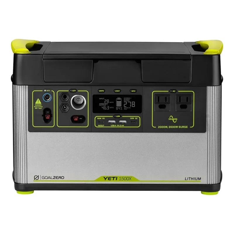 Yeti 1500X + (4) Boulder 100 Solar Generator