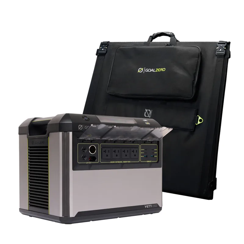 Yeti 1500 + Nomad 400 Solar Generator