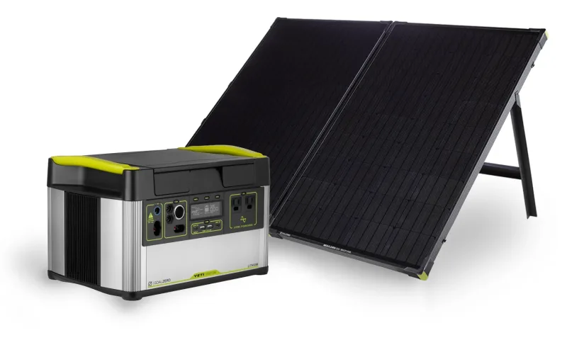 Yeti 1000 Core + Boulder 200 BC Solar Generator