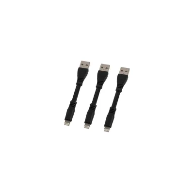 Three Pack USB to Lightning 4-Inch Cable