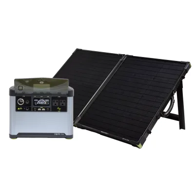 Yeti 700 + Boulder 100 BC Solar Generator