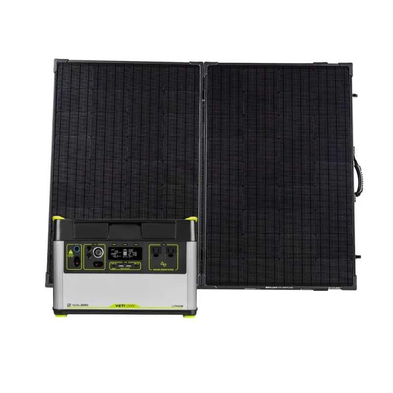 Yeti 1500X + Boulder 200 BC Generador Solar