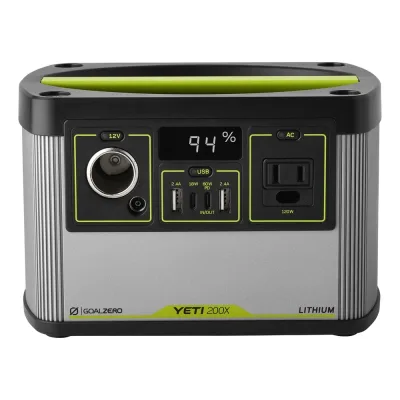 Yeti 200X + Boulder 100 BC Solar Generator