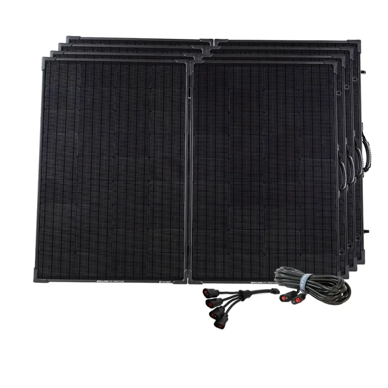 (4) Boulder 200 BC Solarpanel-Bundle