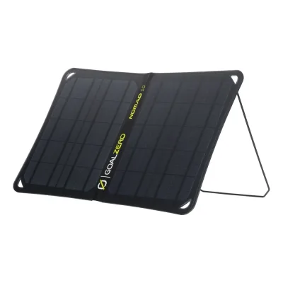 Nomad 10 solcellepanel + Torch 500 multifunksjonslampe