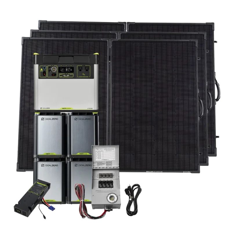 Generador solar de 7800Wh para respaldo del hogar