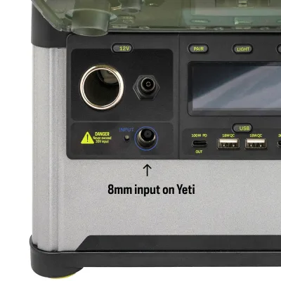 Yeti 300 og Nomad 50+ solcelleaggregat