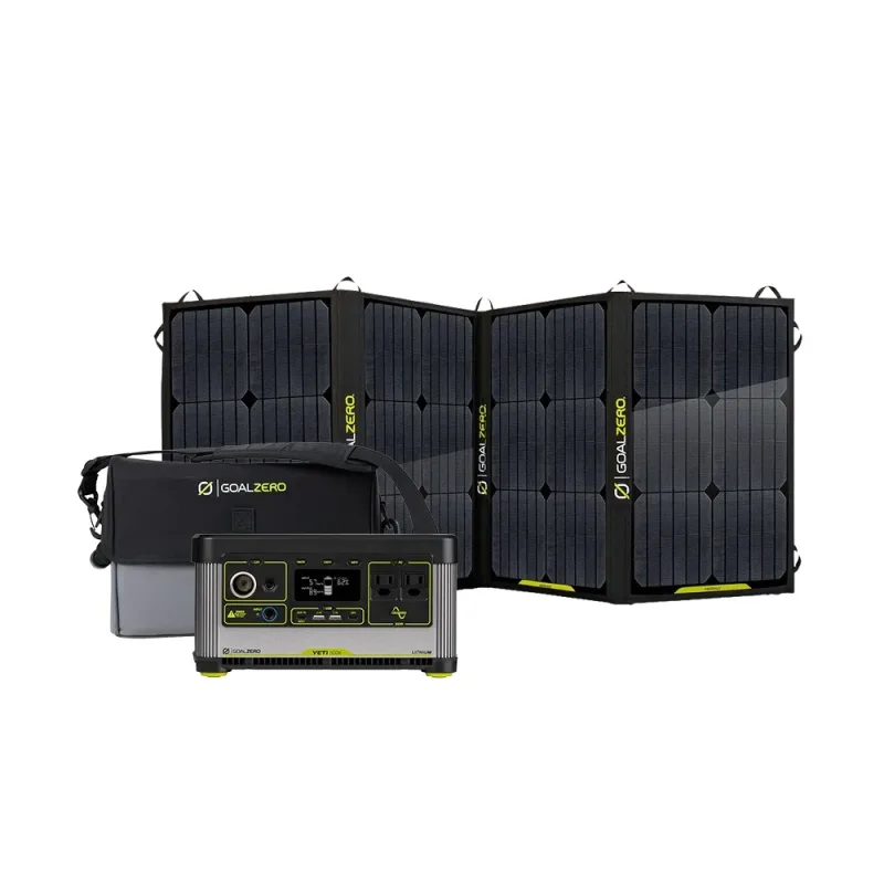 Yeti 500X + Nomad 100 Solar Generator