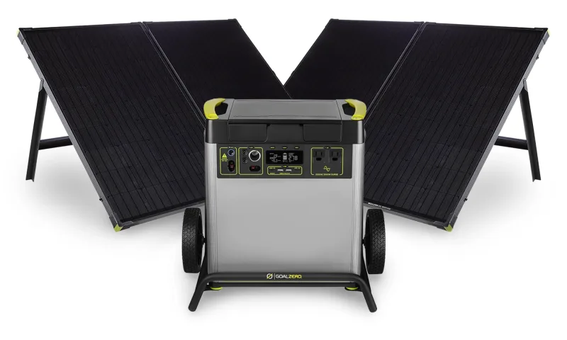 Generador solar Yeti 6000X + (2) Boulder 200 BC