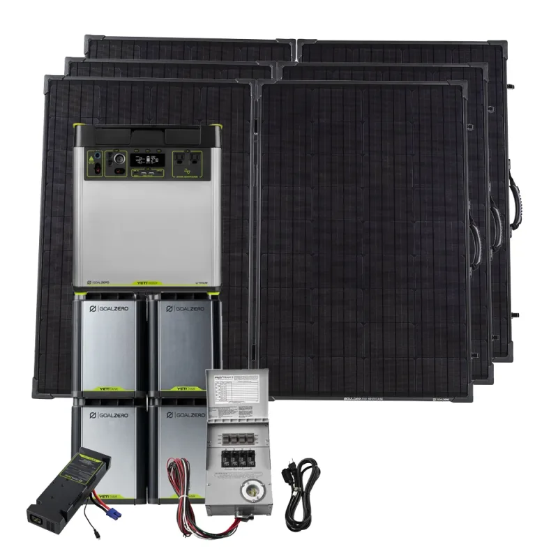 Generador solar de respaldo para el hogar de 10800Wh