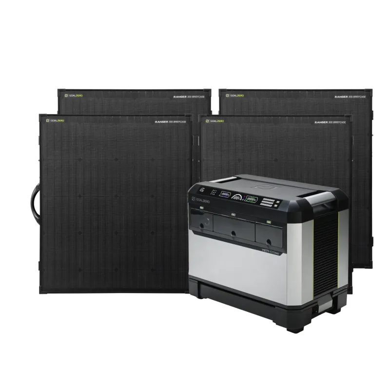 Yeti PRO 4000 + (4) Ranger 300 BC Solar Generator