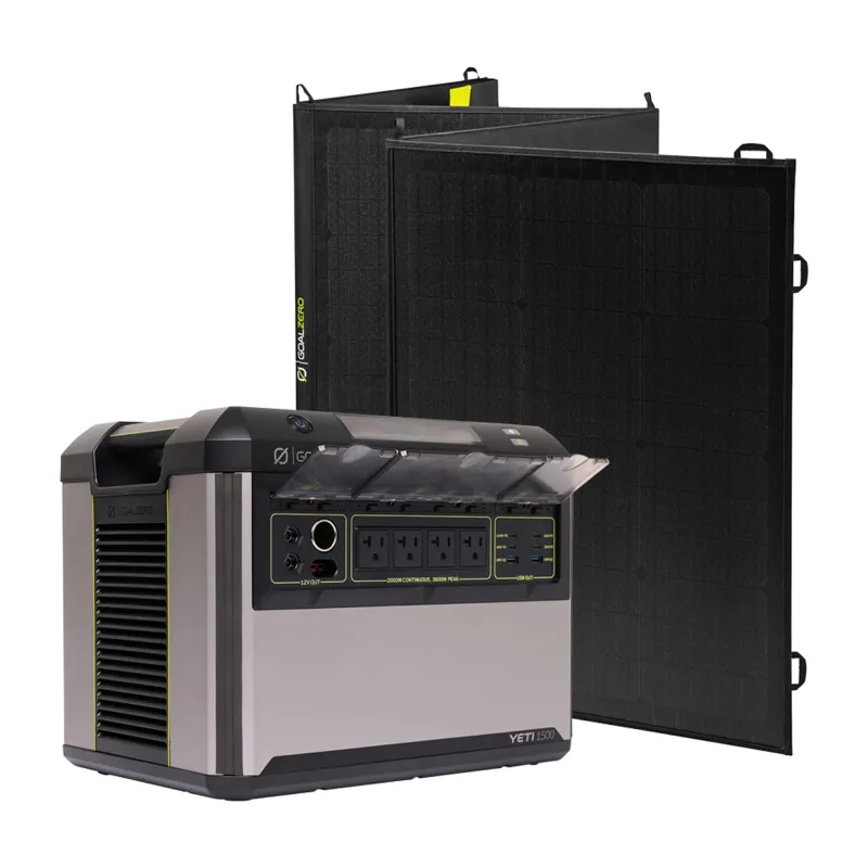 Yeti 1500 + Nomad 200 Solar Generator