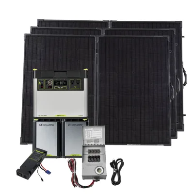 Generador solar para respaldo del hogar de 5400Wh
