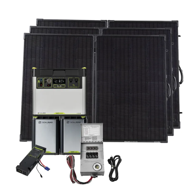 Generador solar para respaldo del hogar de 5400Wh