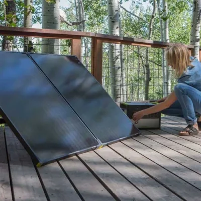 (3) Pack de panel solar Boulder 200 BC