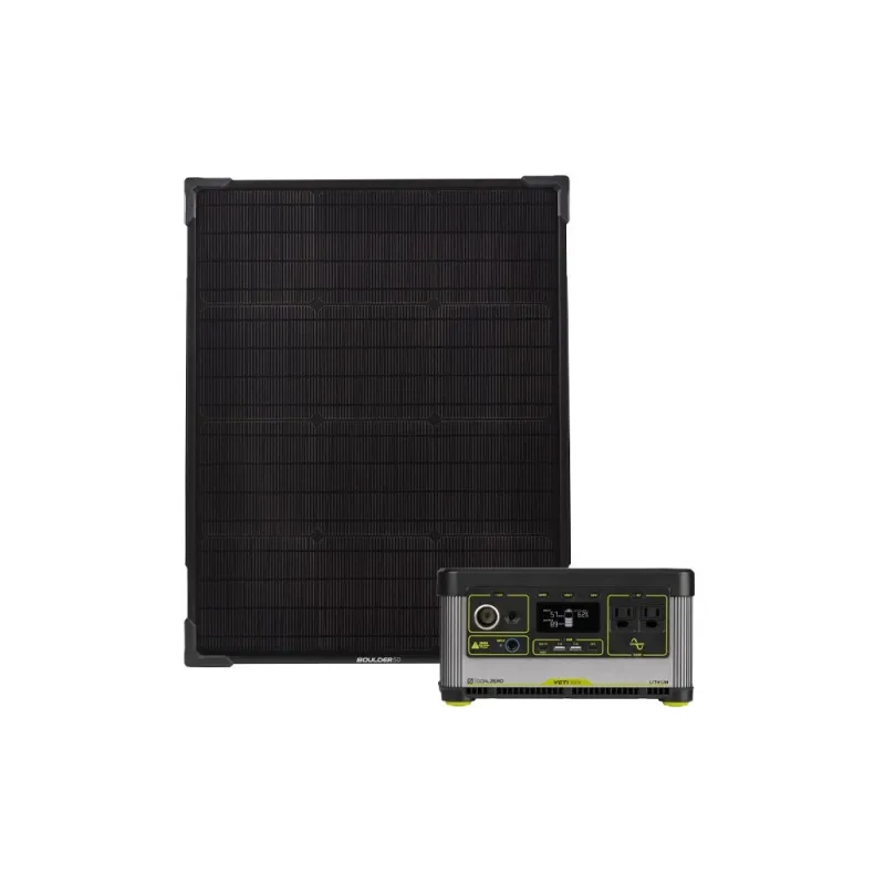 Yeti 500X + Boulder 50 Solar Generator