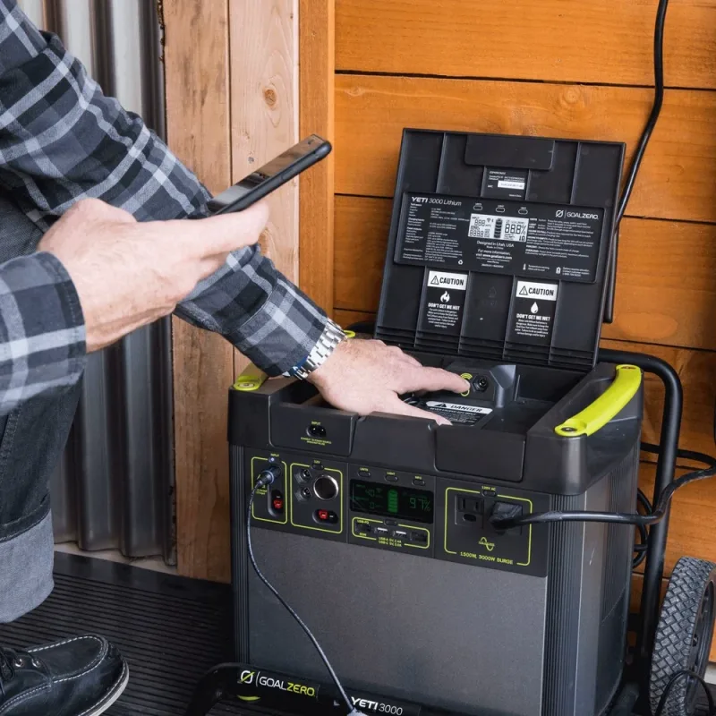 Station d'alimentation portable Yeti 3000 au lithium avec WiFi